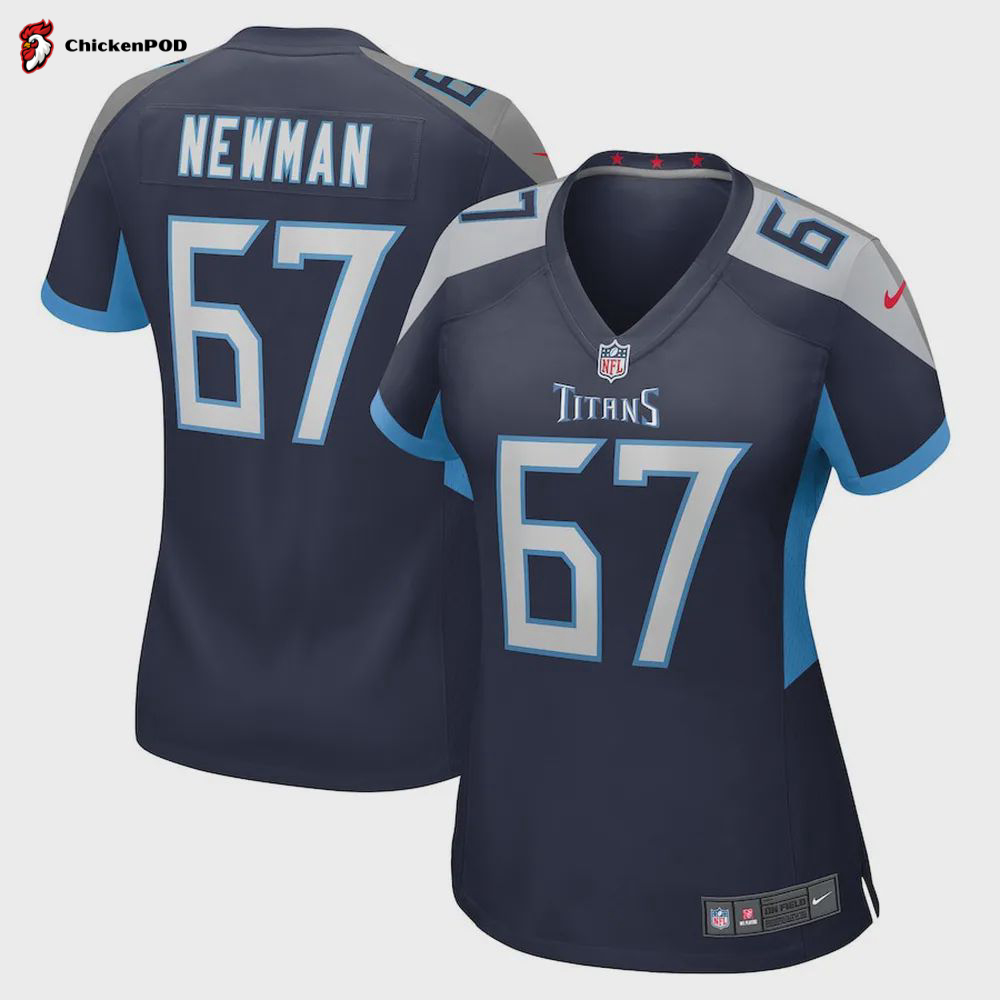 Xavier Newman Tennessee Titans Women’s Game Player Jersey – Navy