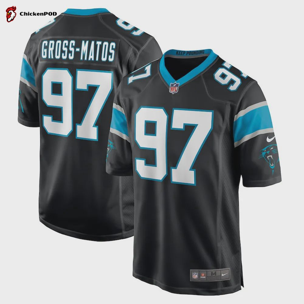 Xavier Woods 25 Carolina Panthers Women’s Team Game Jersey – Black