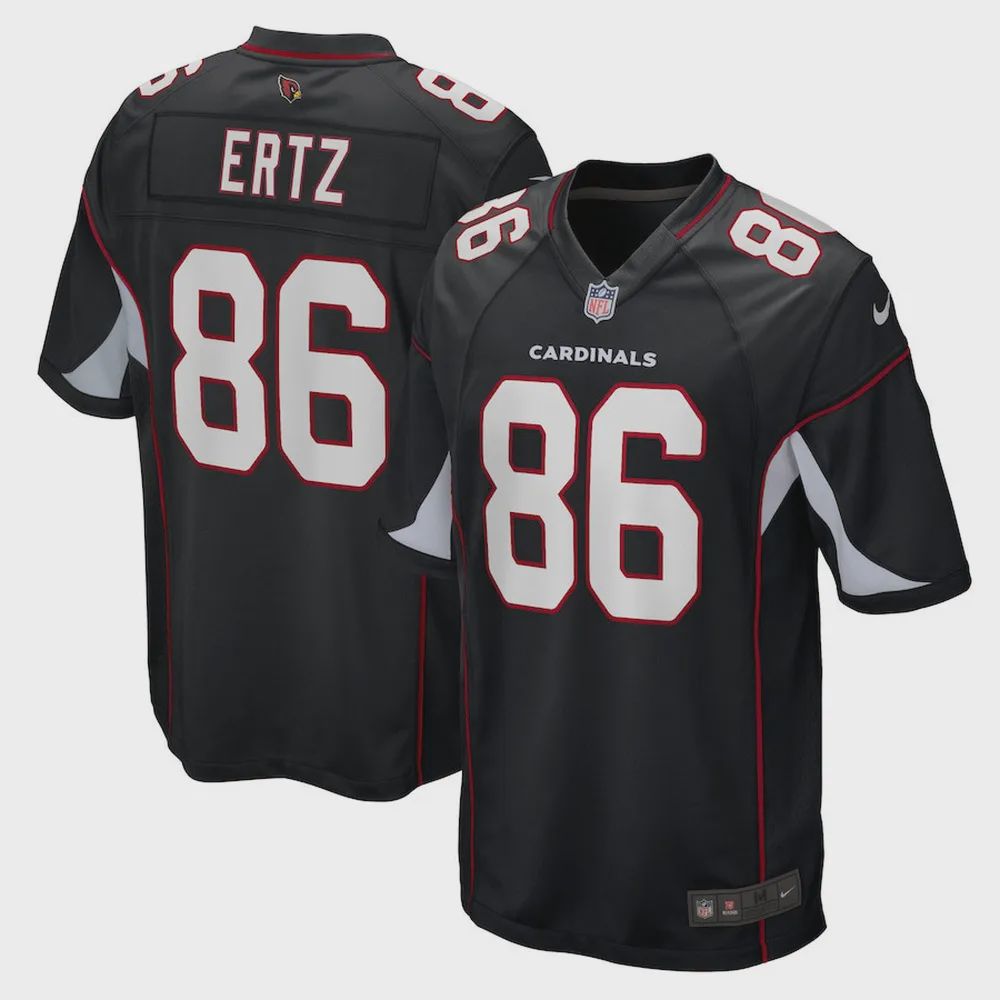 Zach Ertz 86 Arizona Cardinals Men Alternate Game Jersey – Black