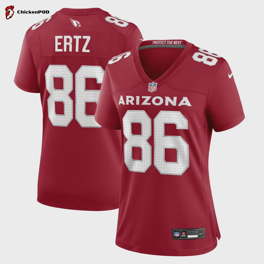 Zach Ertz 86 Arizona Cardinals Women’s Home Game Jersey – Cardinal