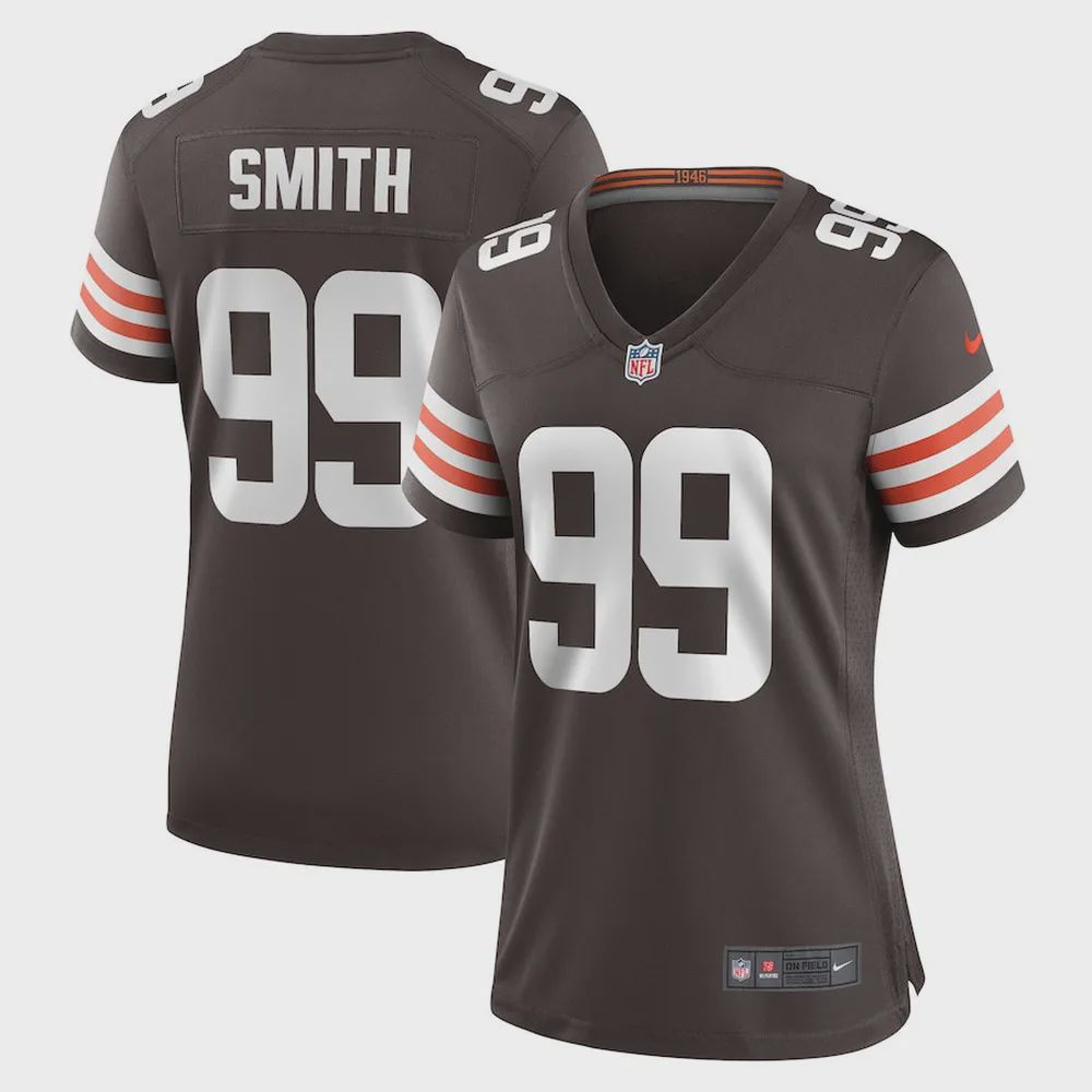 Za’Darius 99 Cleveland Browns Women Team Game Jersey – Brown