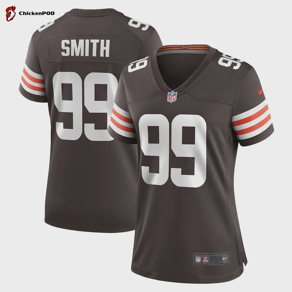 Za’Darius 99 Cleveland Browns Women Team Game Jersey – Brown