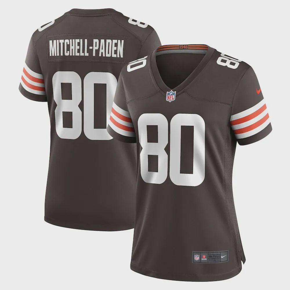 Zaire Mitchell-Paden Cleveland Browns Women’s Game Player Jersey – Brown