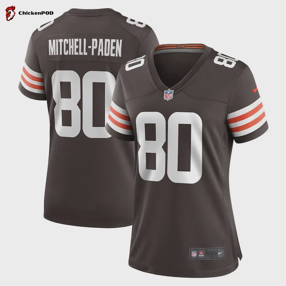 Zaire Mitchell-Paden Cleveland Browns Women’s Game Player Jersey – Brown