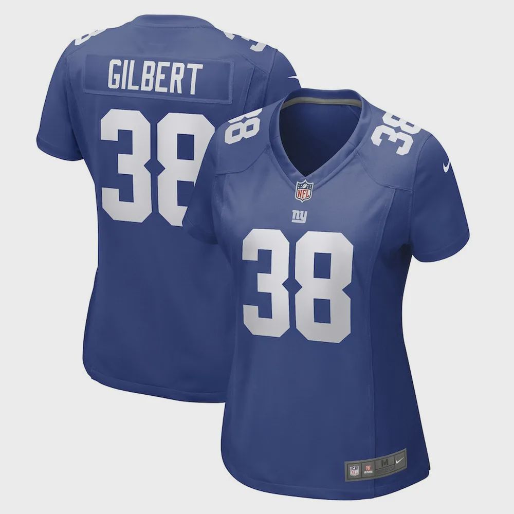 Zyon Gilbert New York Giants Women’s Game Player Jersey – Royal