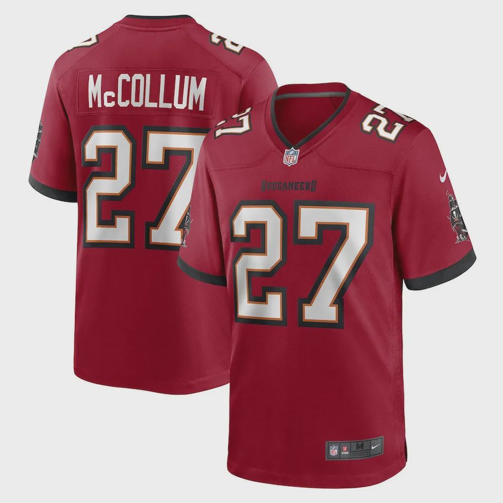 Zyon McCollum Tampa Bay Buccaneers Game Player Jersey – Red