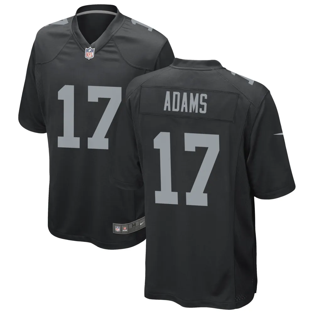 Las Vegas Raiders Davante Adams 17 Game Jersey – Black Jersey