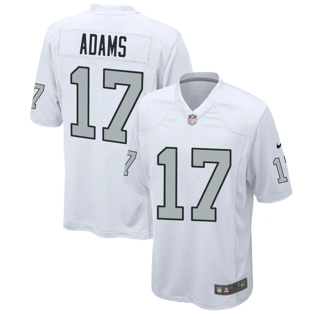 Las Vegas Raiders Davante Adams 17 Alternate Game Jersey – White Jersey