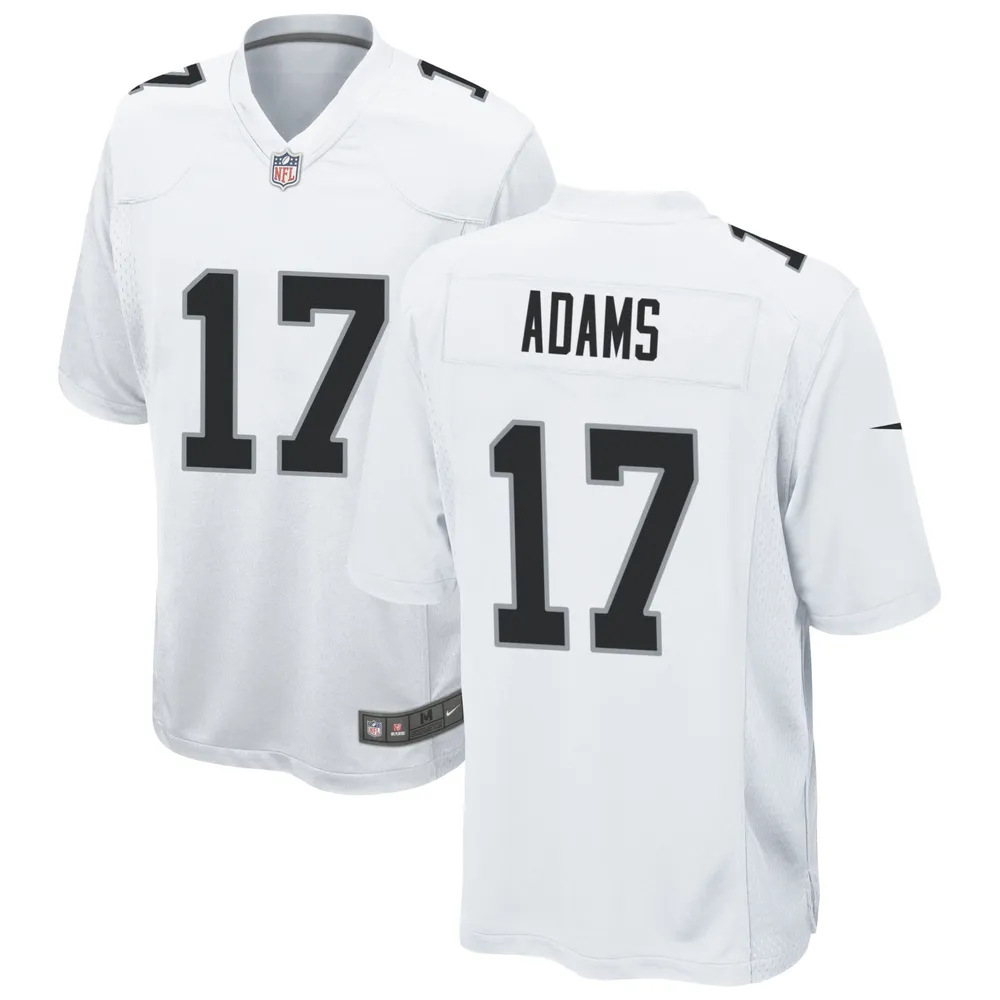 Las Vegas Raiders Davante Adams 17 Game Jersey – White Jersey