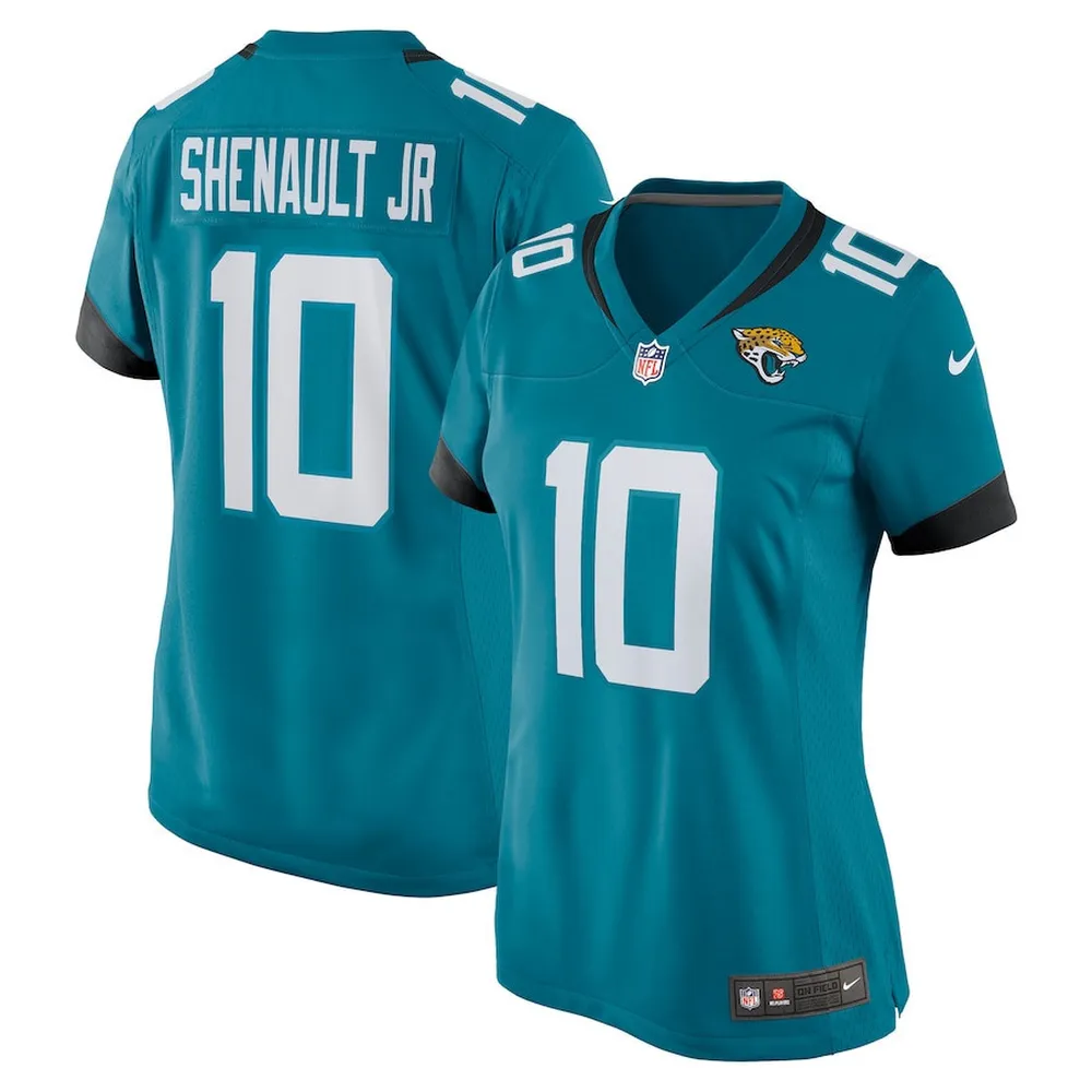 Laviska Shenault Jr. 10 Jacksonville Jaguars Women’s Game Jersey – Teal