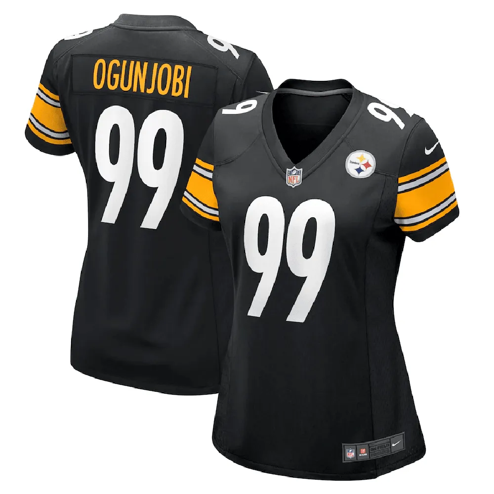 Larry Ogunjobi Pittsburgh Steelers Women’s Game Player Jersey – Black