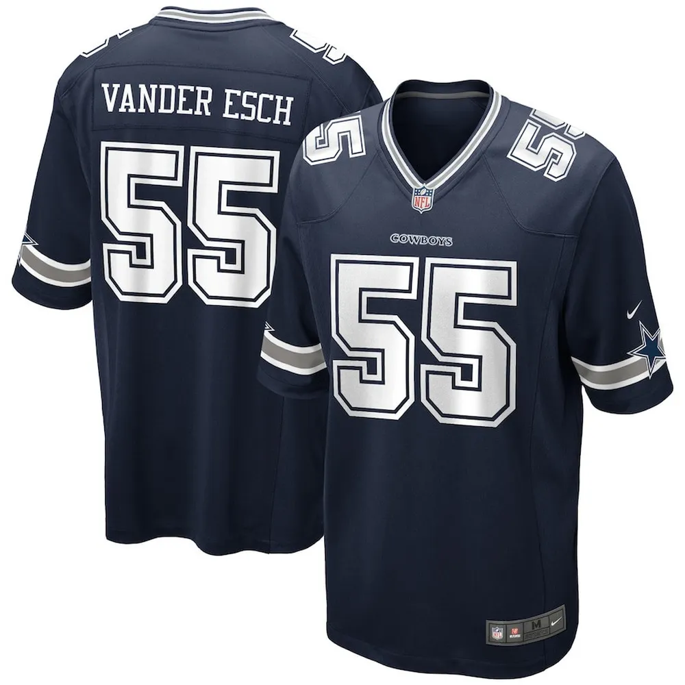 Leighton Vander Esch Dallas Cowboys Game Player Jersey – Navy