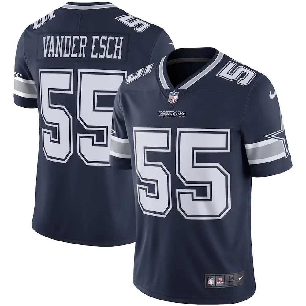 Leighton Vander Esch Dallas Cowboys Vapor Limited Player Jersey – Navy