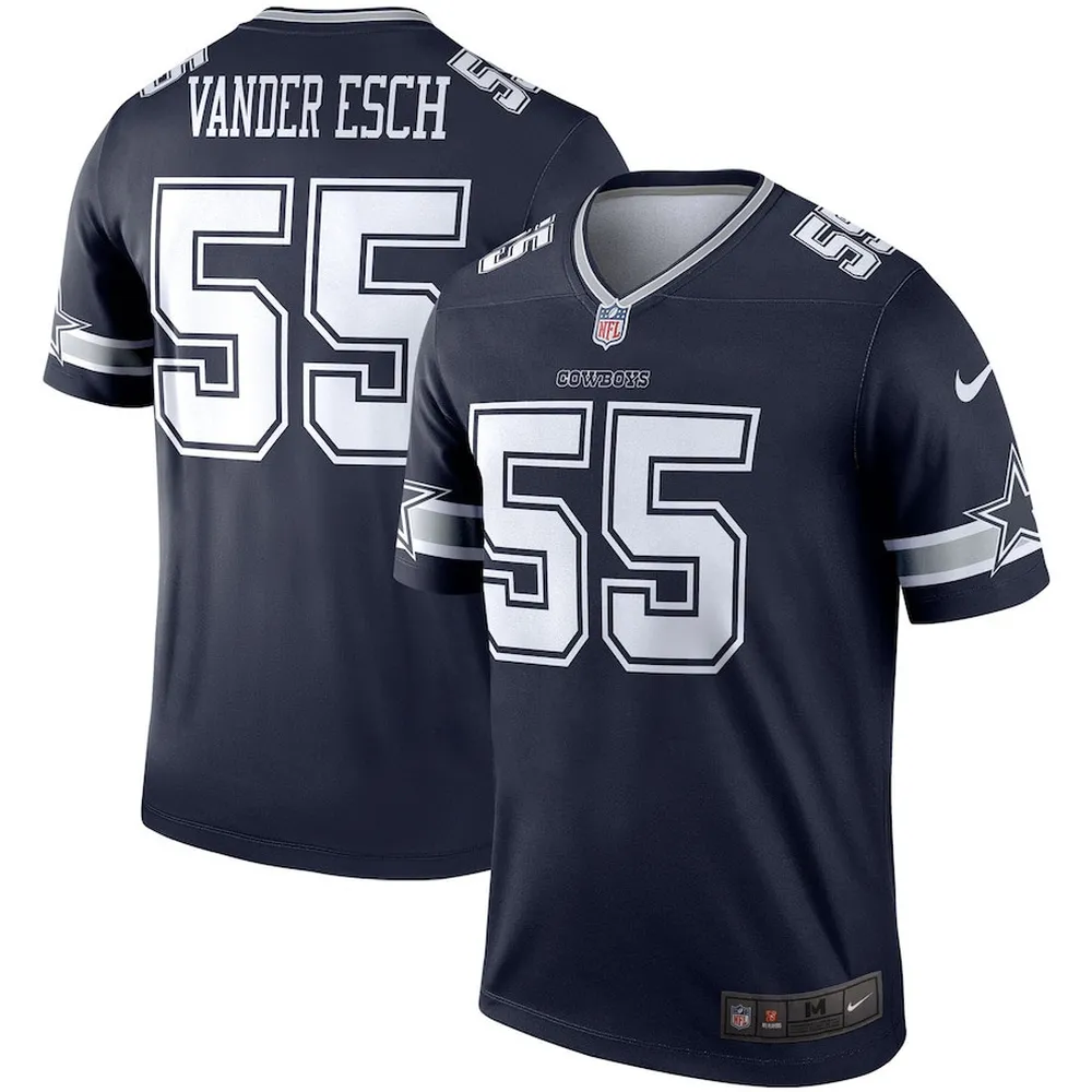 Leighton Vander Esch 55 Dallas Cowboys Legend Player Jersey – Navy