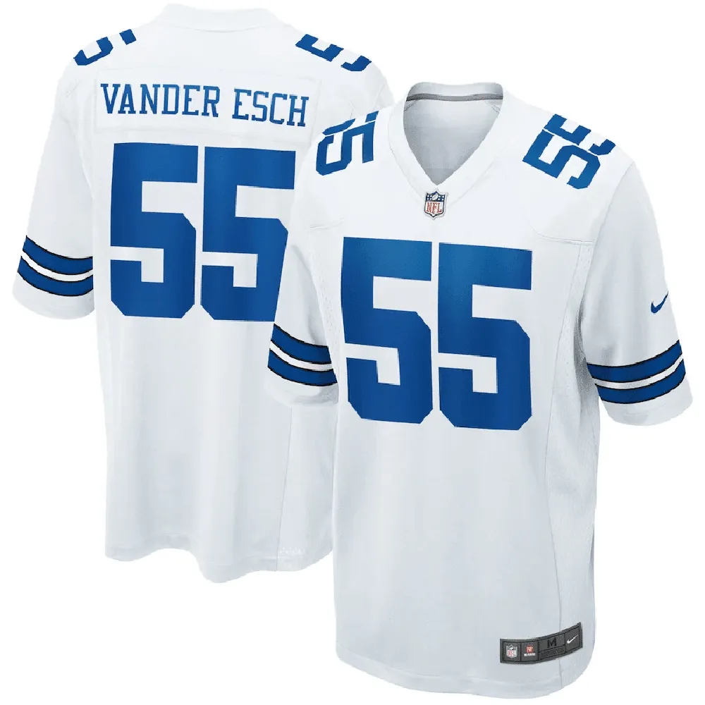 Leighton Vander Esch 55 Dallas Cowboys Game Jersey – White