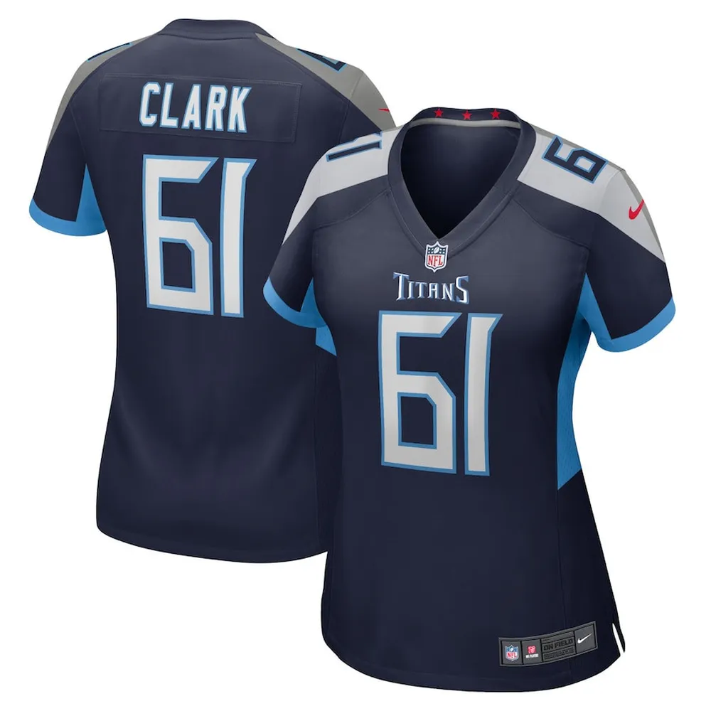 Le’Raven Clark Tennessee Titans Women’s Home Game Player Jersey – Navy