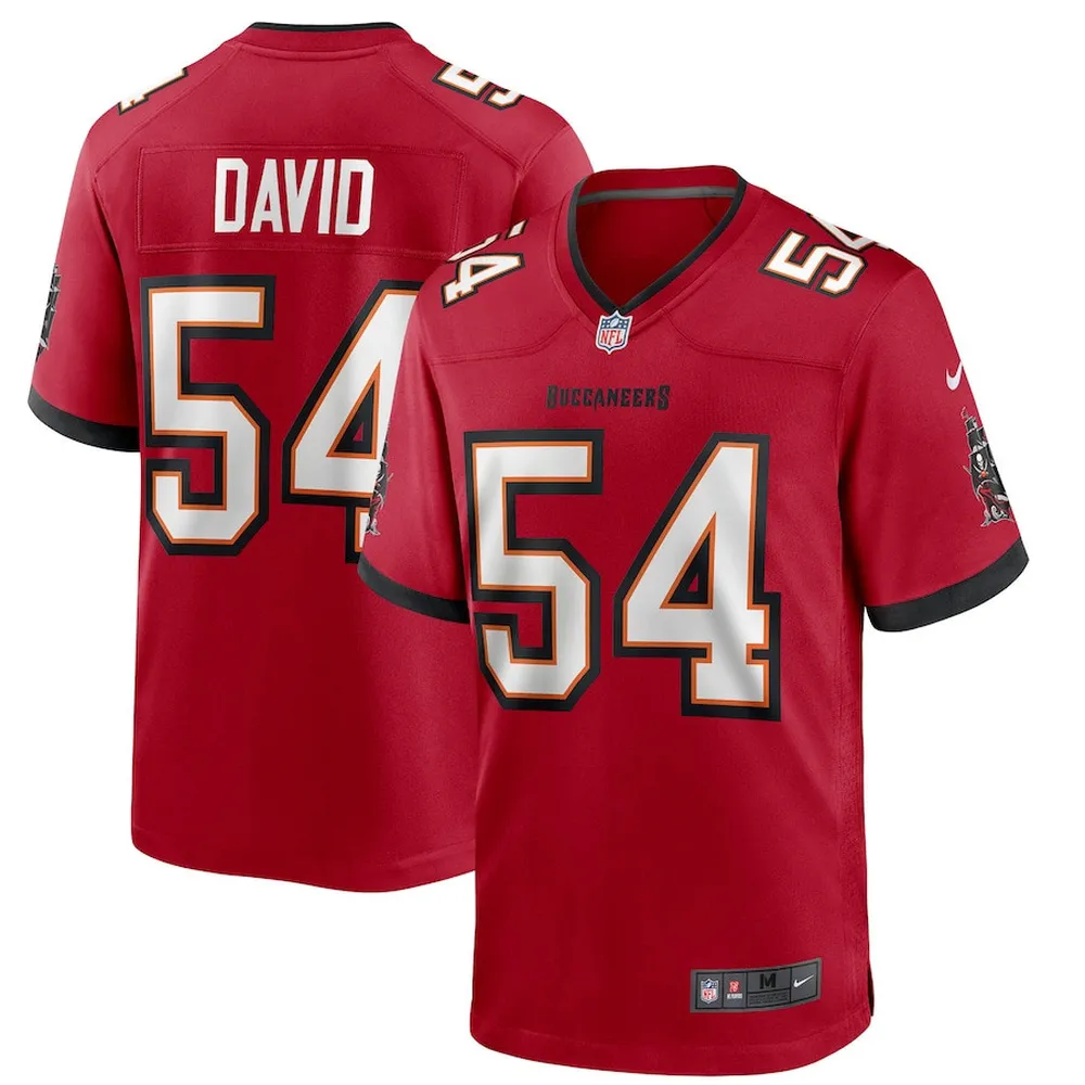 Lavonte David 54 Tampa Bay Buccaneers Player Game Jersey – Red