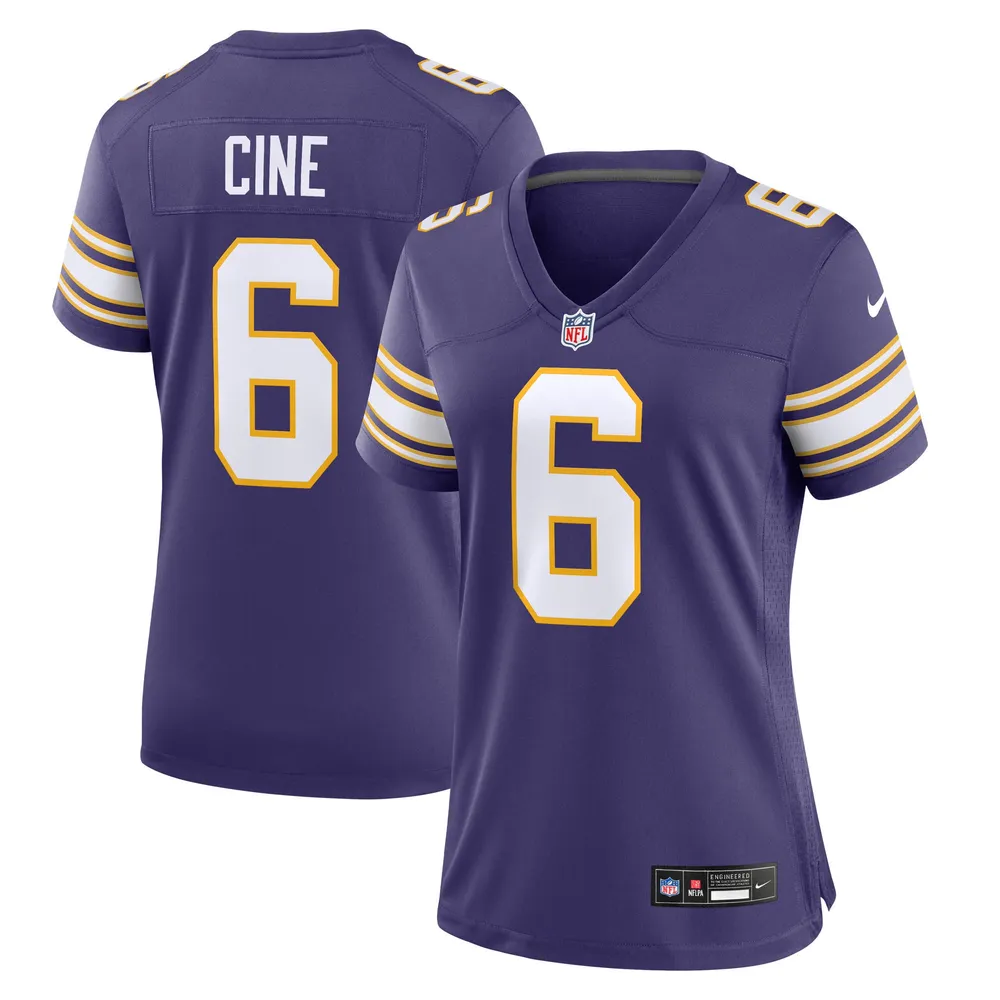 Lewis Cine 6 Minnesota Vikings Women’s Classic Game Jersey – Purple