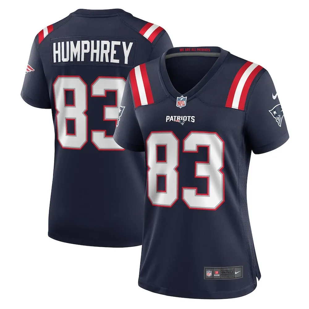 Lil’Jordan Humphrey New England Patriots Women’s Game Player Jersey – Navy