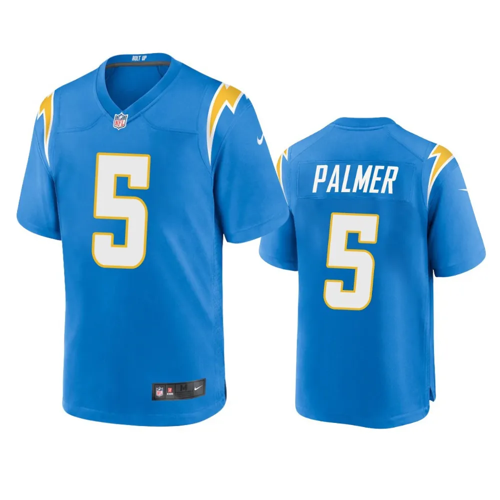 Los Angeles Chargers Josh Palmer 5 Powder Blue Game Jersey