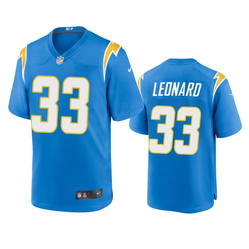 Los Angeles Chargers Custom 00 Game Jersey – White