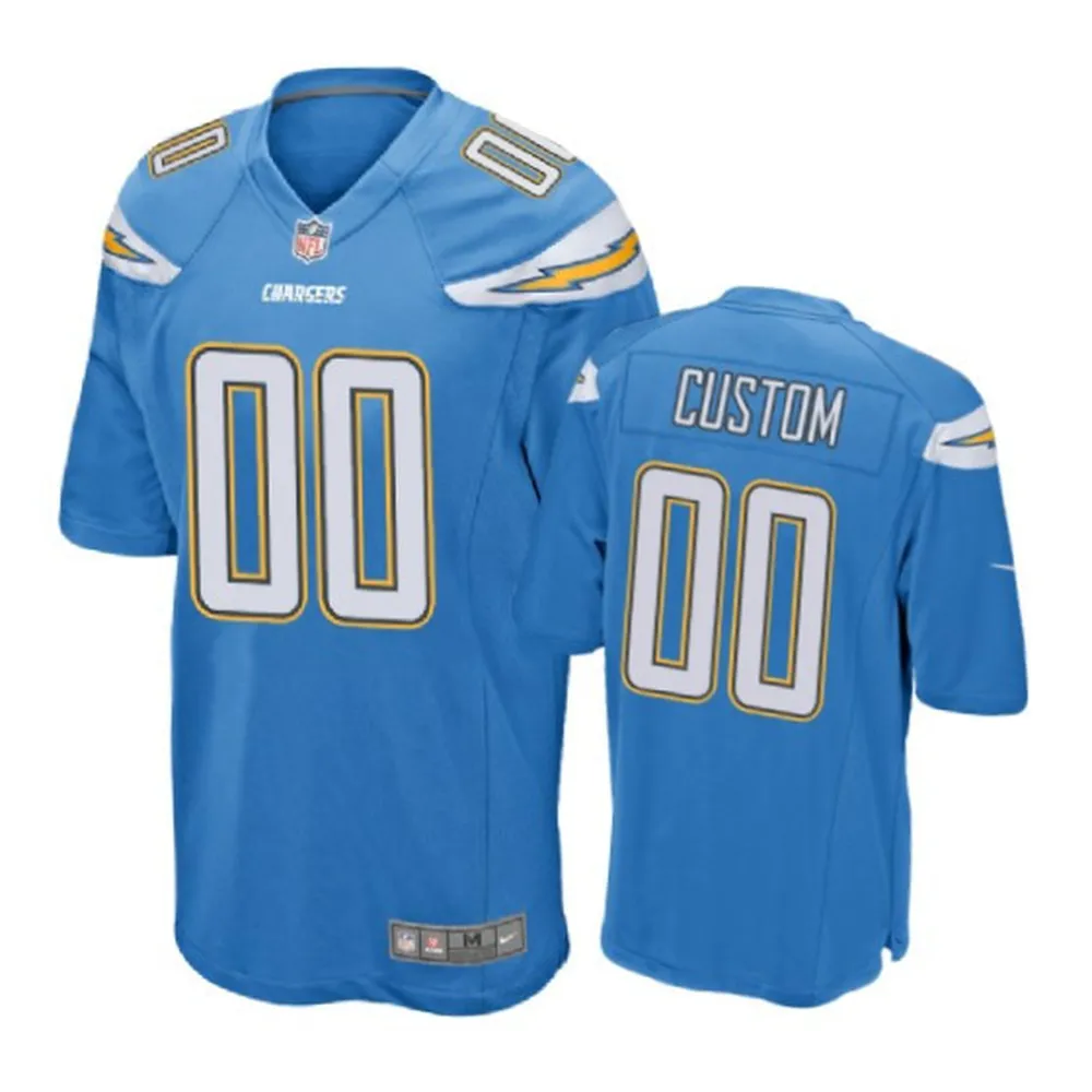 Los Angeles Chargers Chase Daniel 4 Powder Blue Game Jersey