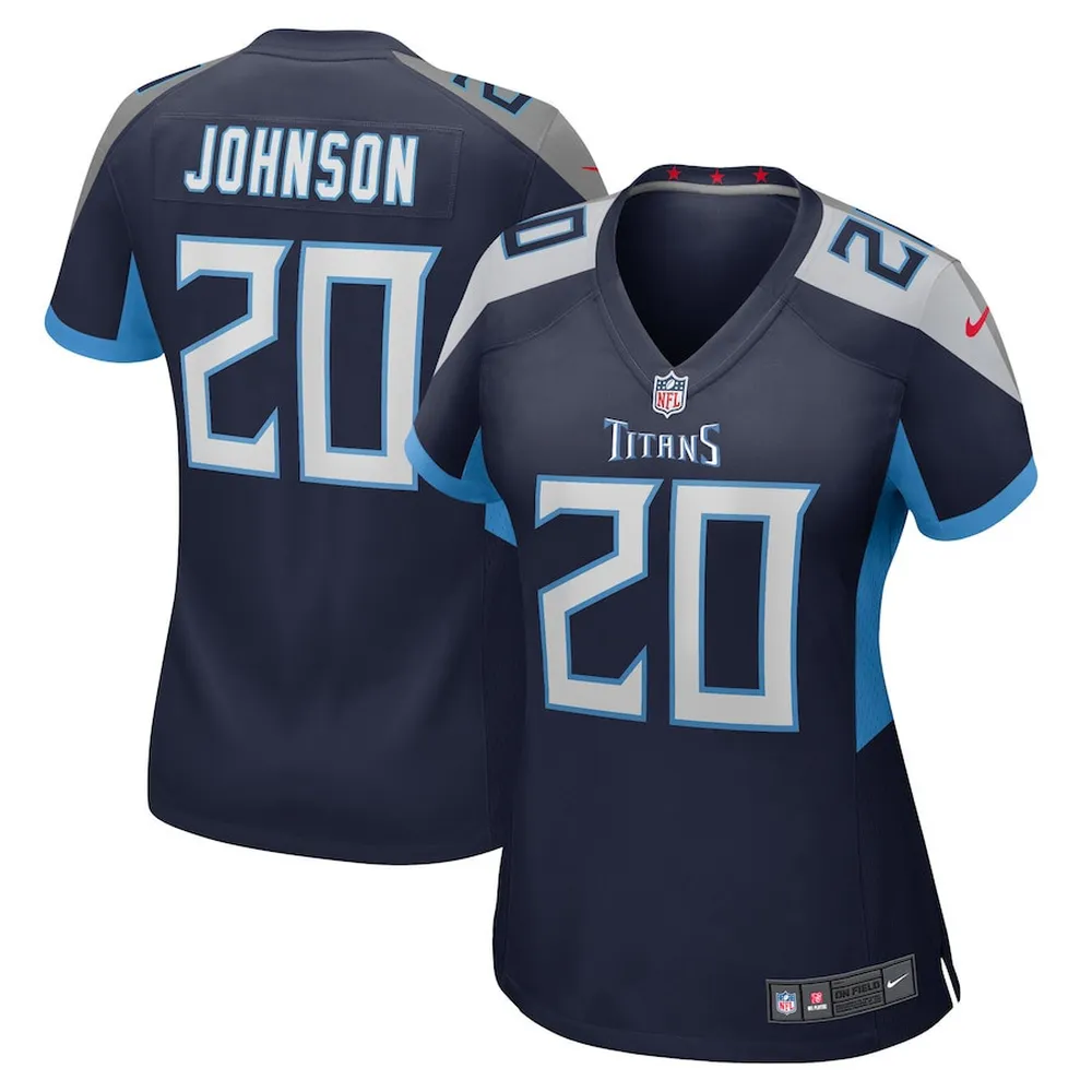 Lonnie Johnson Tennessee Titans Women’s Game Player Jersey – Navy