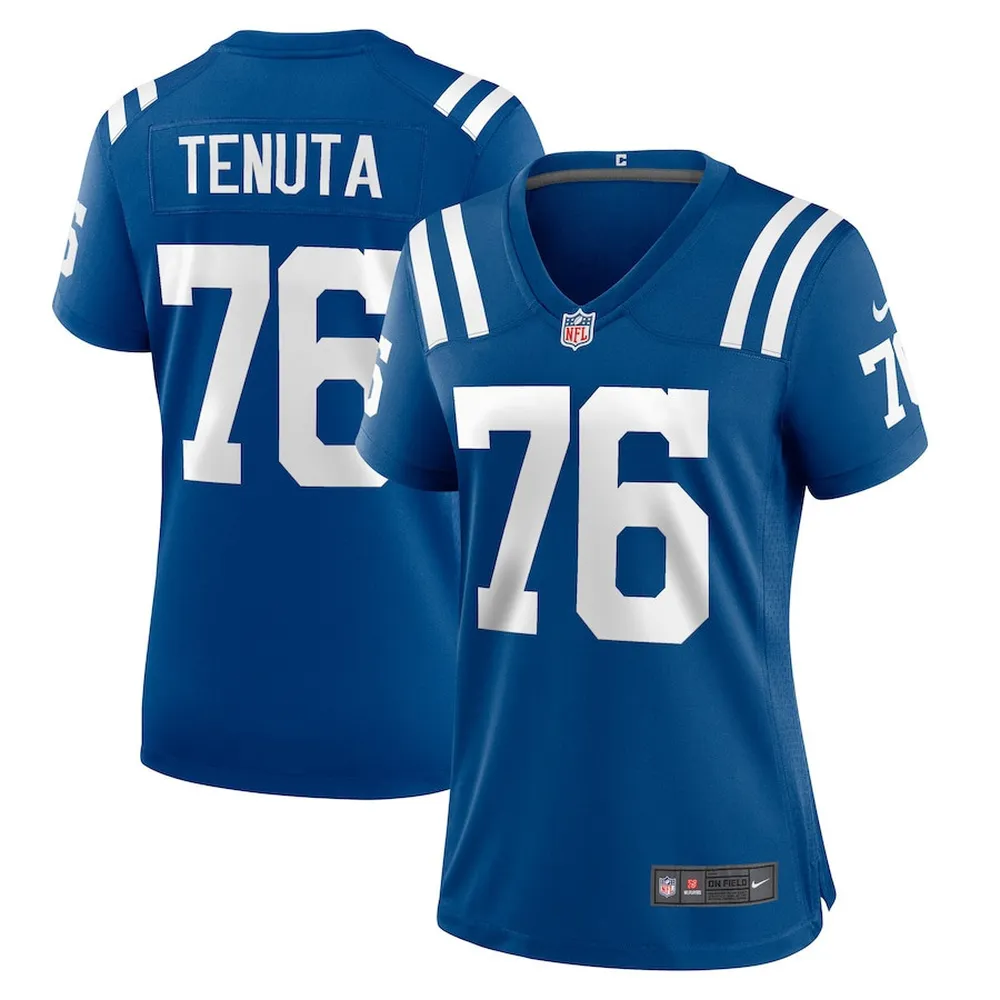 Luke Tenuta Indianapolis Colts Women’s Game Player Jersey – Royal