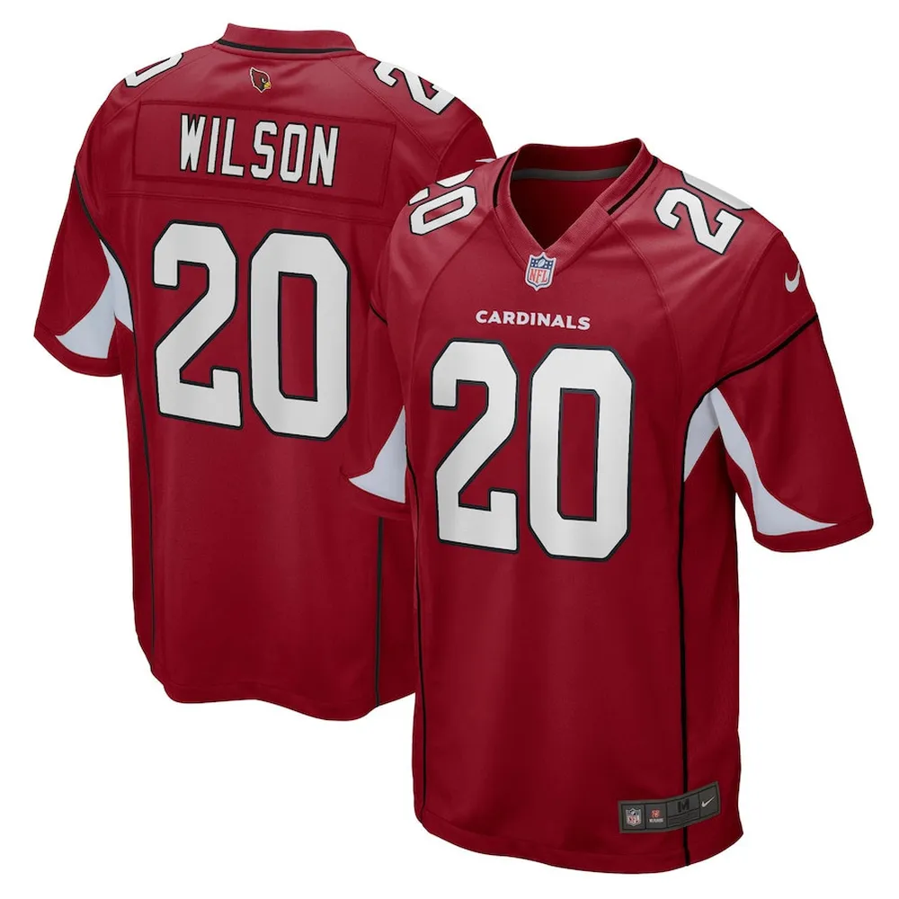 Marco Wilson 20 Arizona Cardinals Men Game Jersey – Cardinal