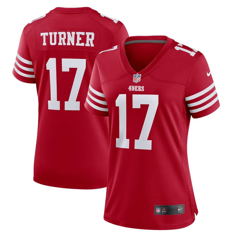 Malik Turner San Francisco 49ers Women’s Game Player Jersey – Scarlet