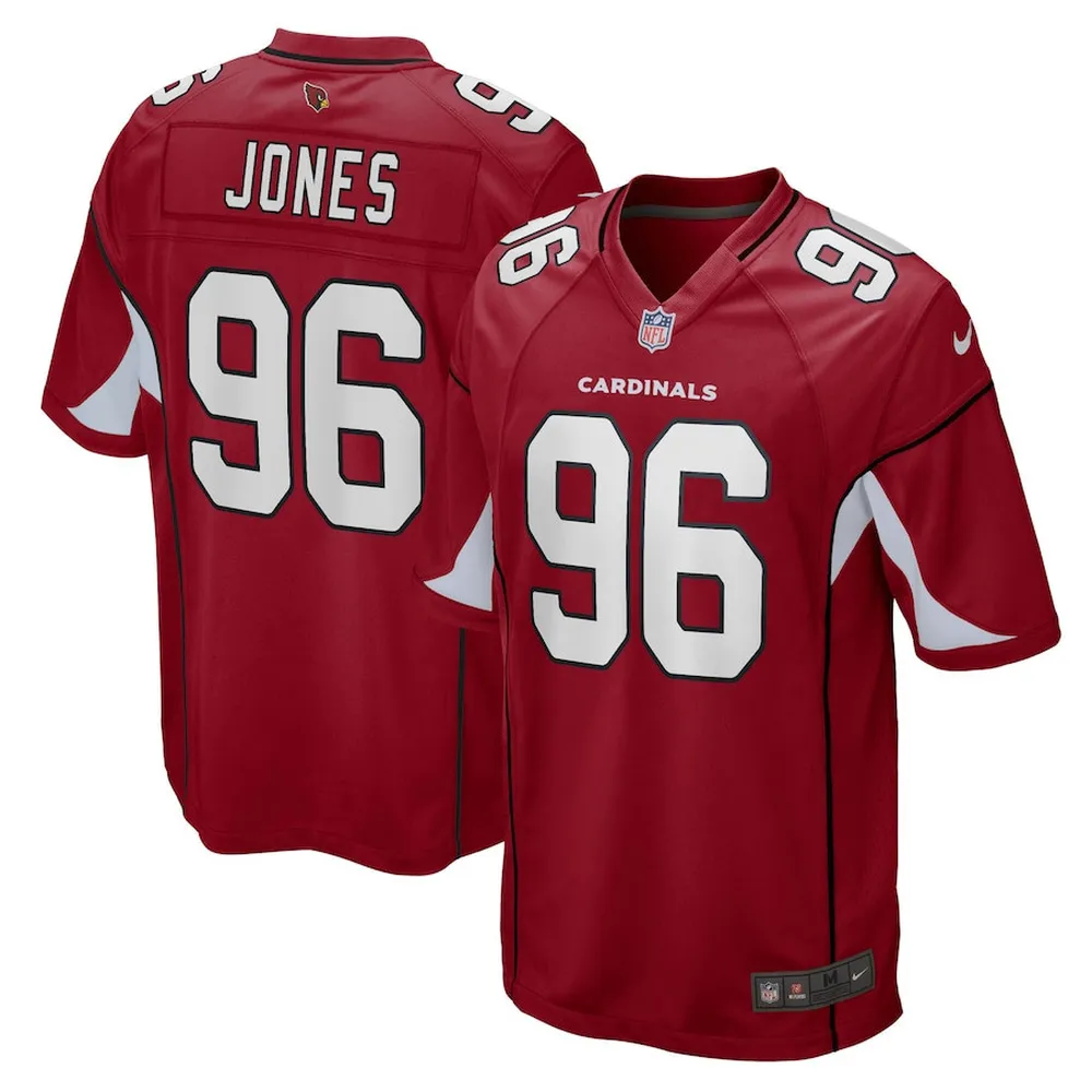 Manny Jones Arizona Cardinals Game Player Jersey – Cardinal