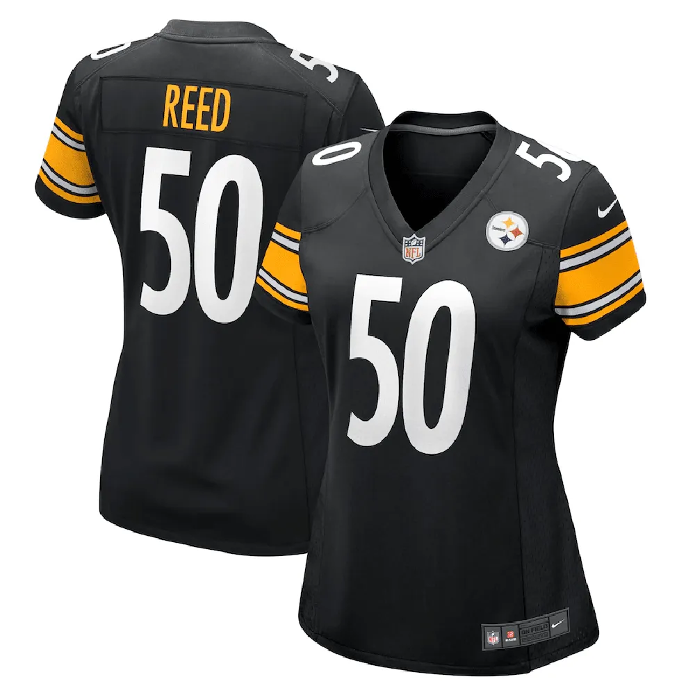 Malik Reed Pittsburgh Steelers Women’s Game Player Jersey – Black