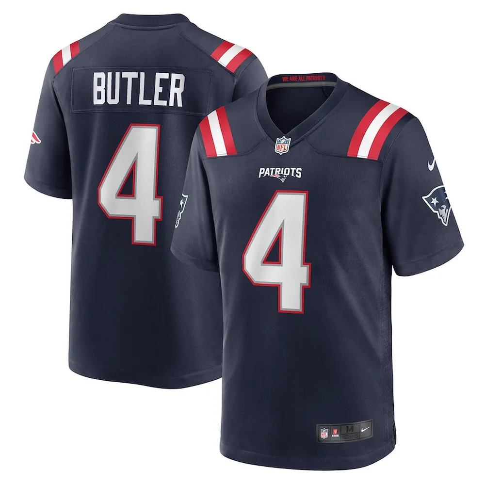 Malcolm Butler New England Patriots Game Jersey – Navy