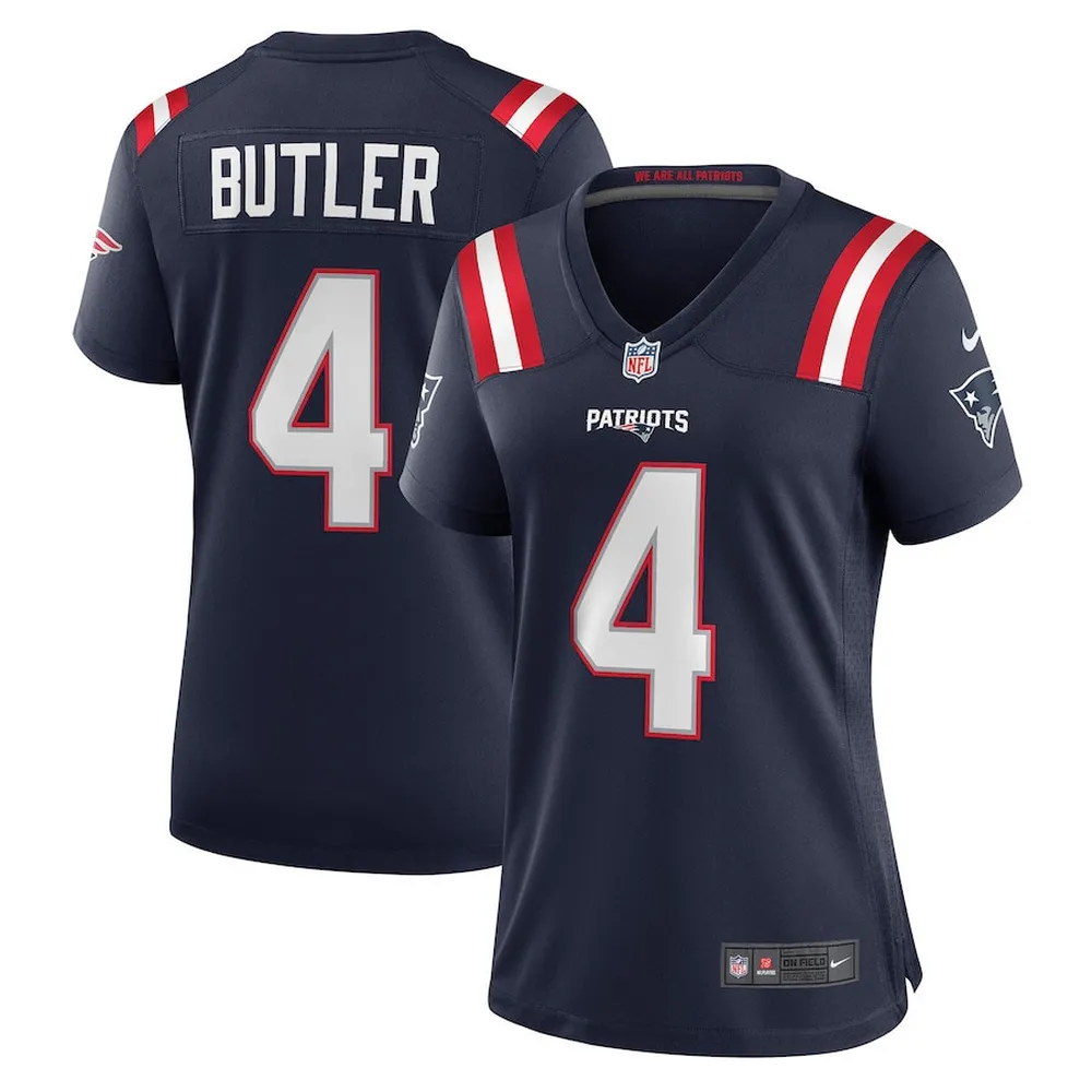 Malcolm Butler New England Patriots Women’s Game Jersey – Navy