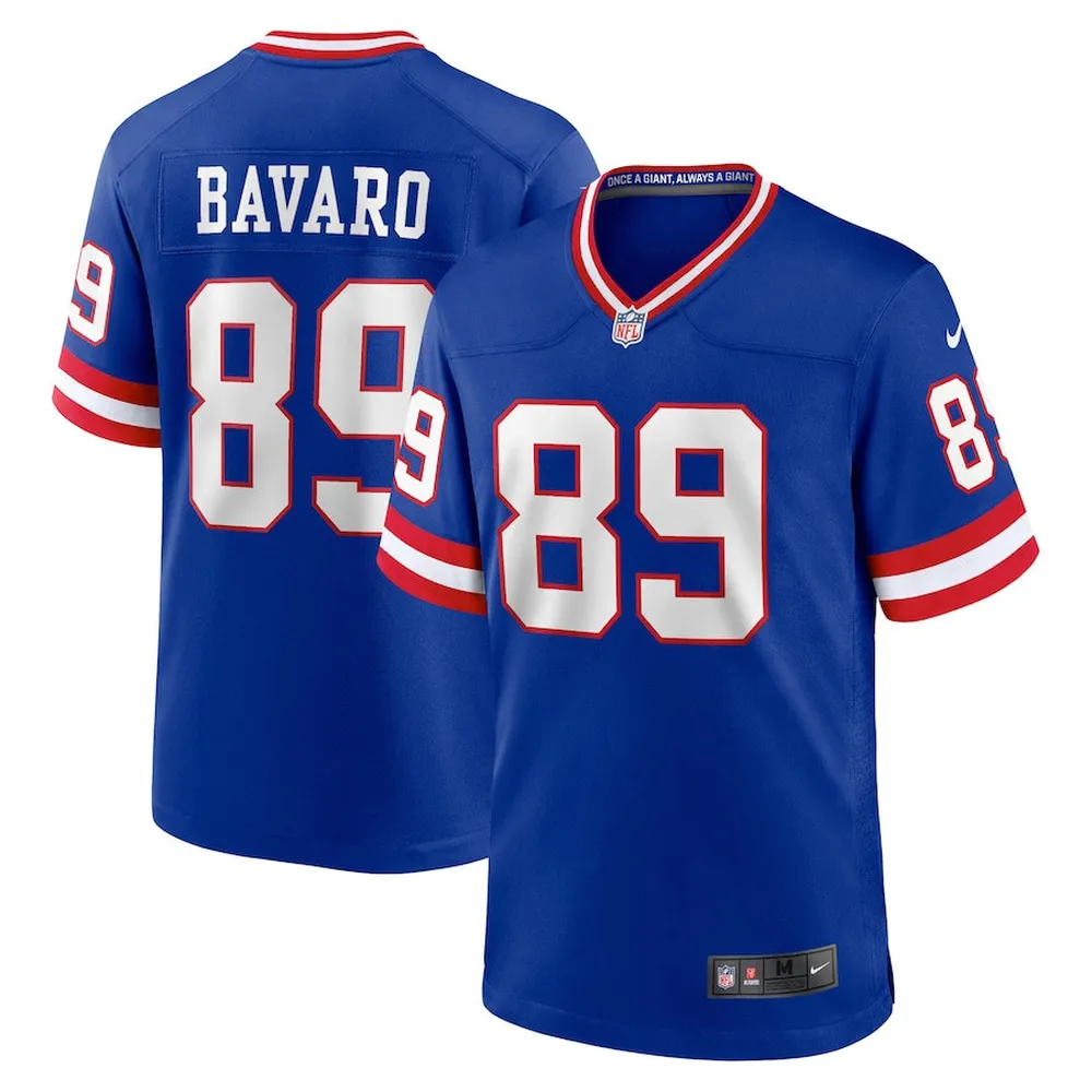 Mark Bavaro New York Giants Classic Retired Player Game Jersey – Royal