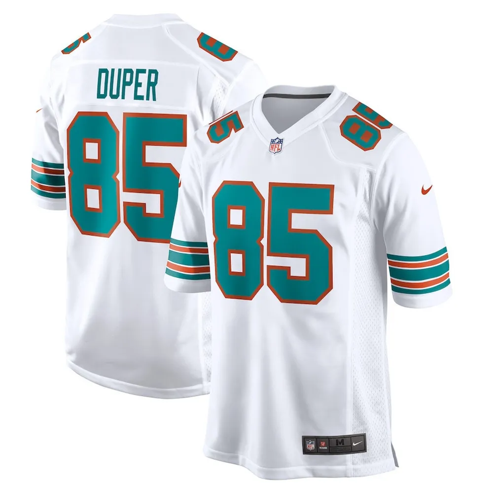 Mark Duper 85 Miami Dolphins Retired Player Jersey – White