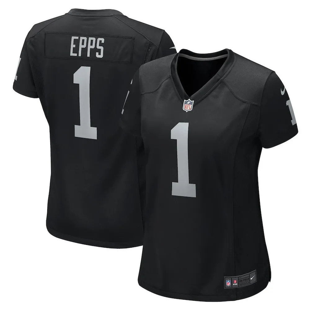 Marcus Epps 1 Las Vegas Raiders Women’s Game Player Jersey – Black