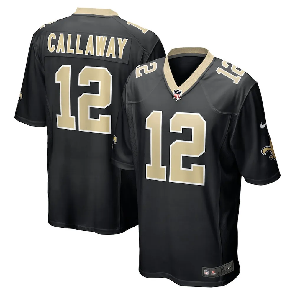 Marquez Callaway 12 New Orleans Saints Men’s Game Jersey – Black