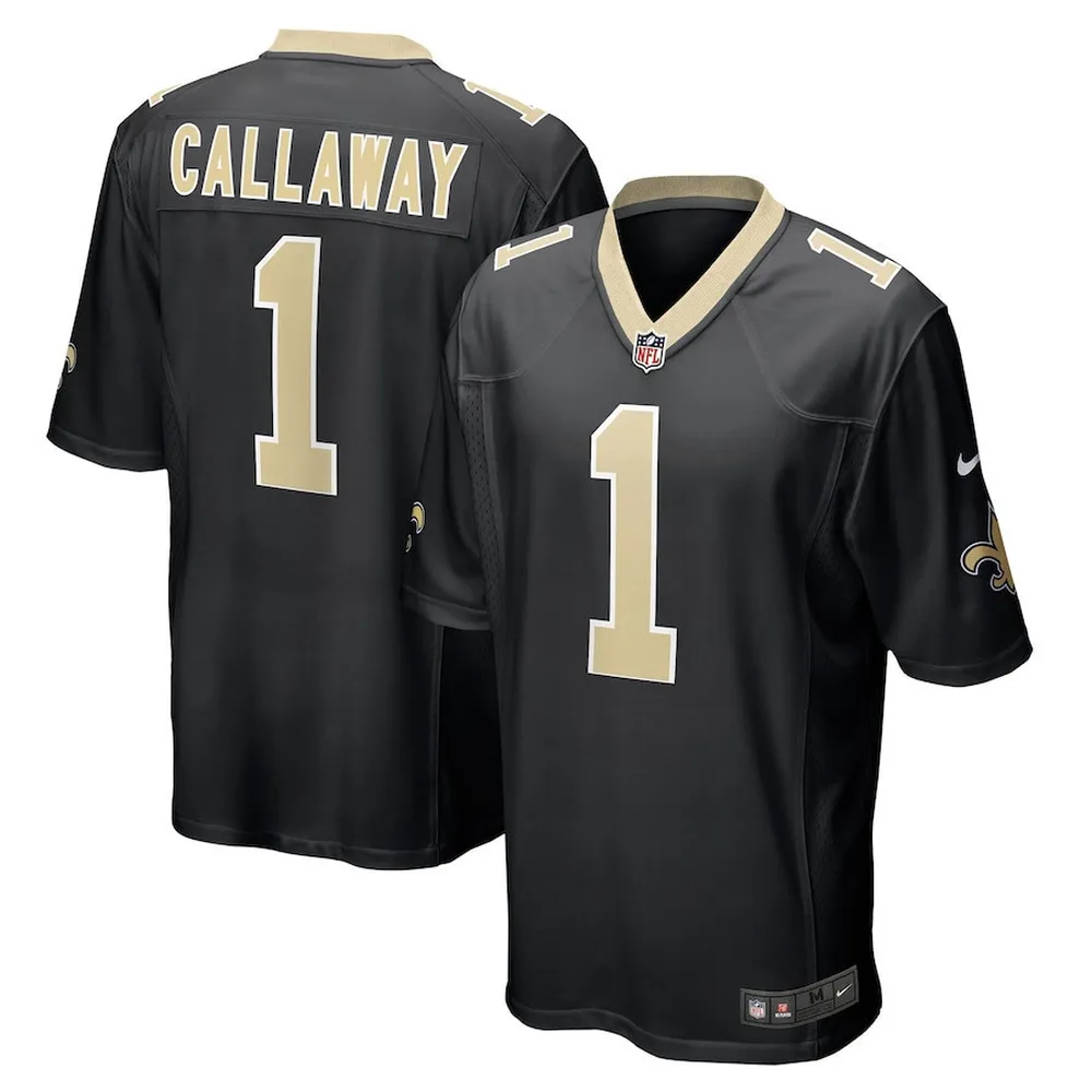 Marquez Callaway 1 New Orleans Saints Men’s Game Jersey – Black