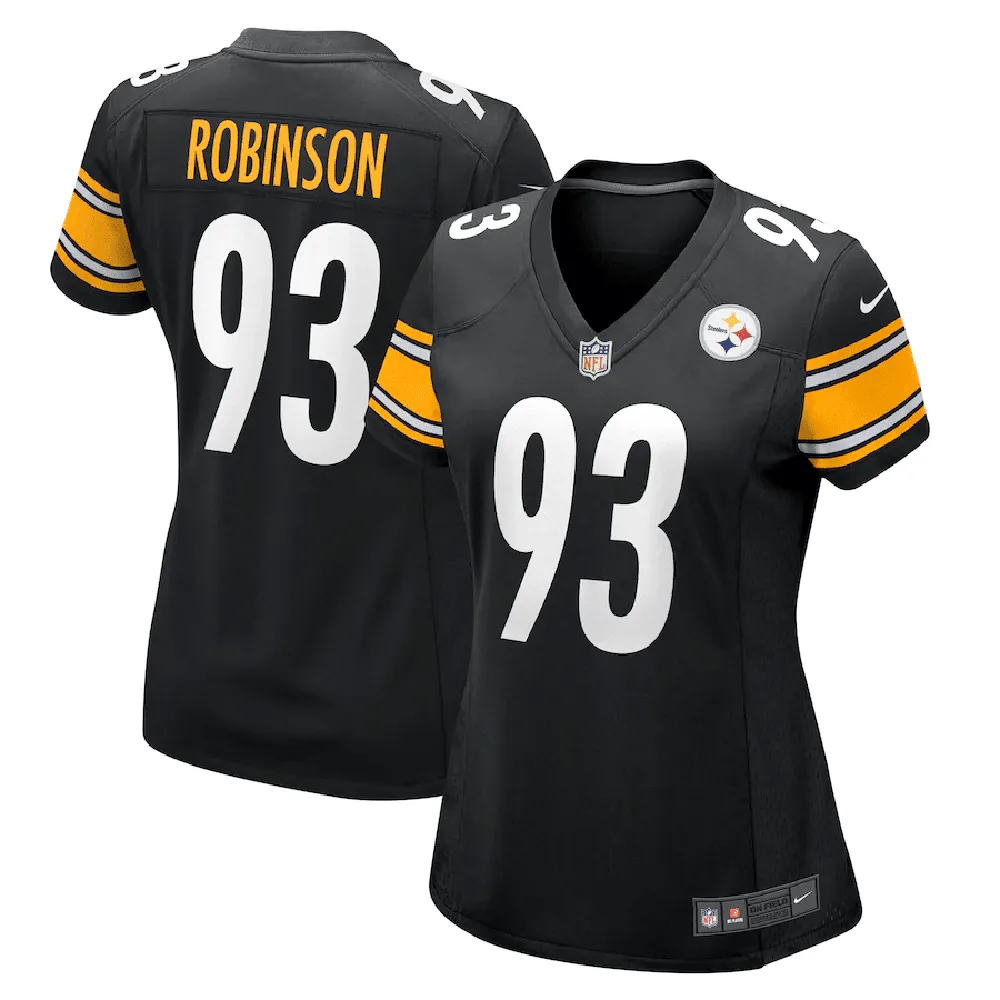 Mark Robinson Pittsburgh Steelers Women’s Game Player Jersey – Black