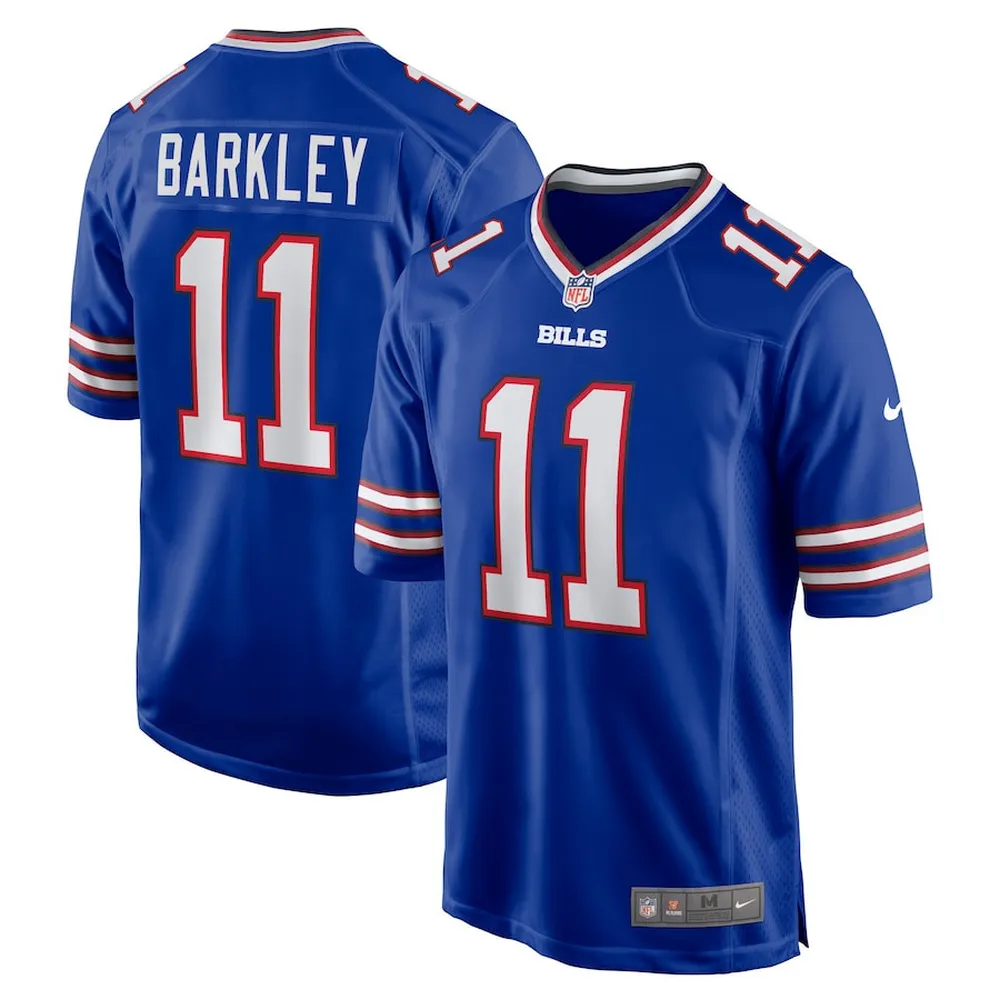 Matt Barkley 11 Buffalo Bills Player Game Jersey – Royal