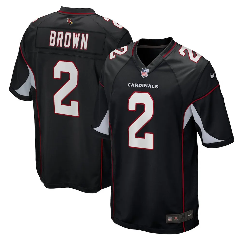 Marquise Brown 2 Arizona Cardinals Alternate Game Player Jersey – Black