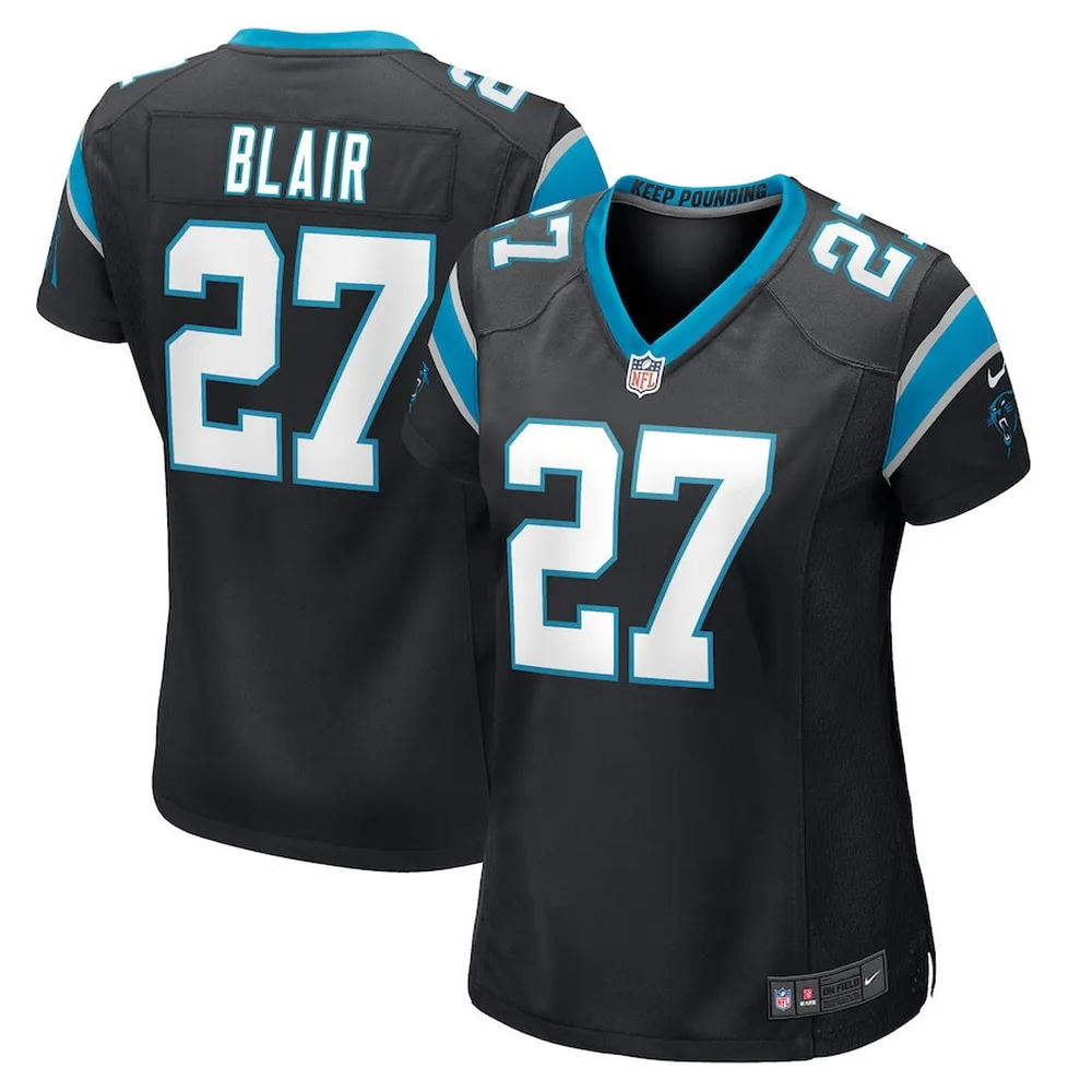 Marquise Blair Carolina Panthers Women’s Game Player Jersey – Black