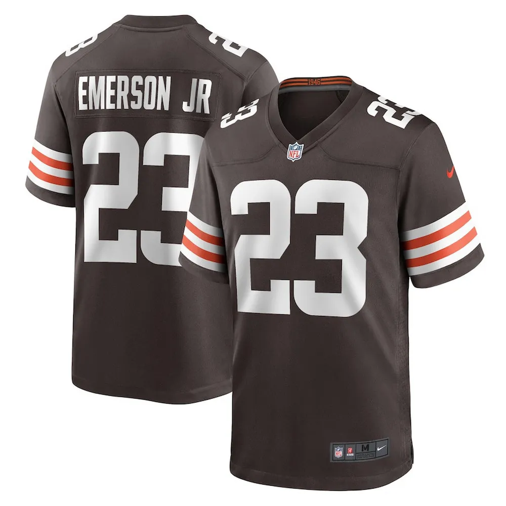 Martin Emerson Jr. Cleveland Browns Game Player Jersey – Brown