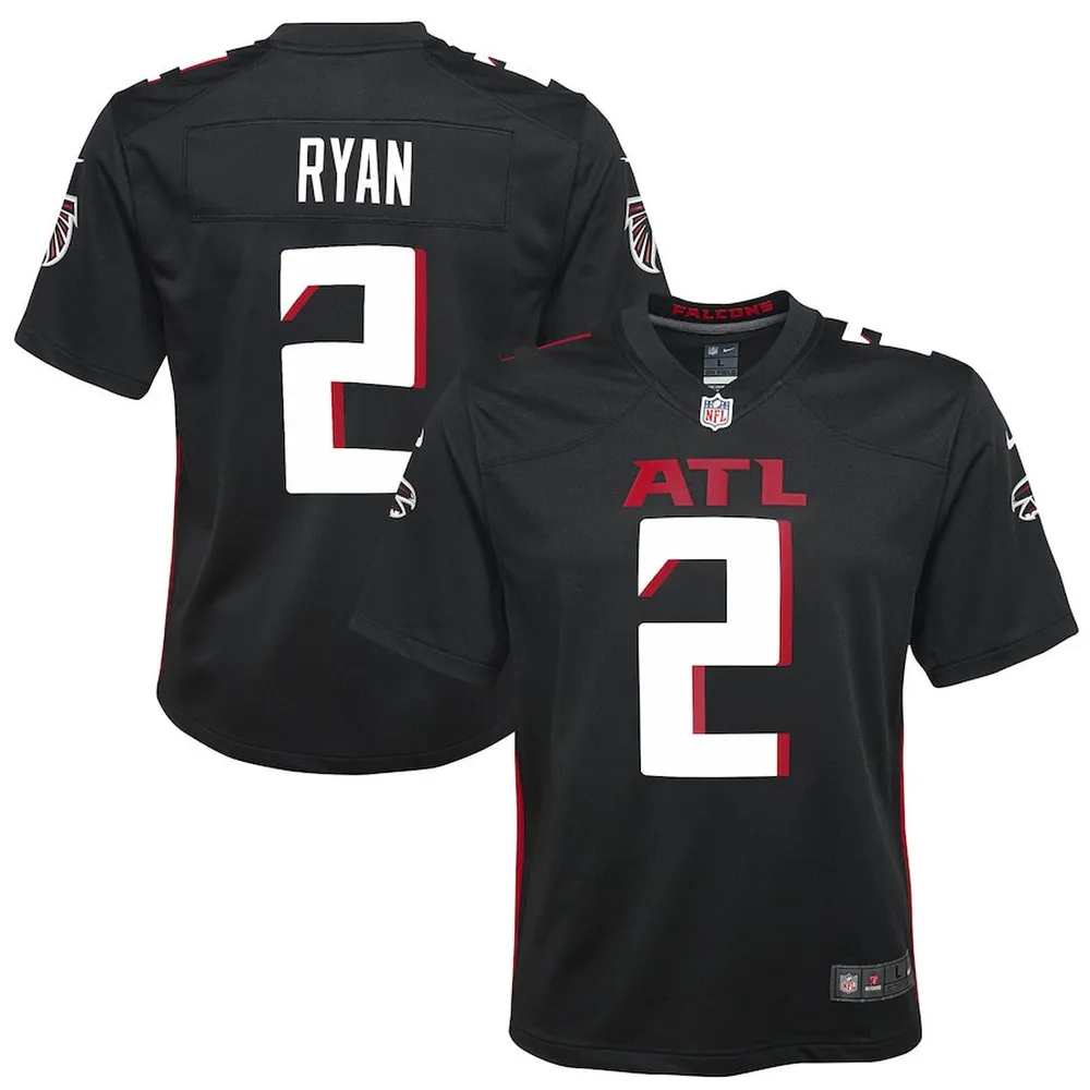 Matt Ryan 2 Atlanta Falcons YOUTH Game Jersey – Black