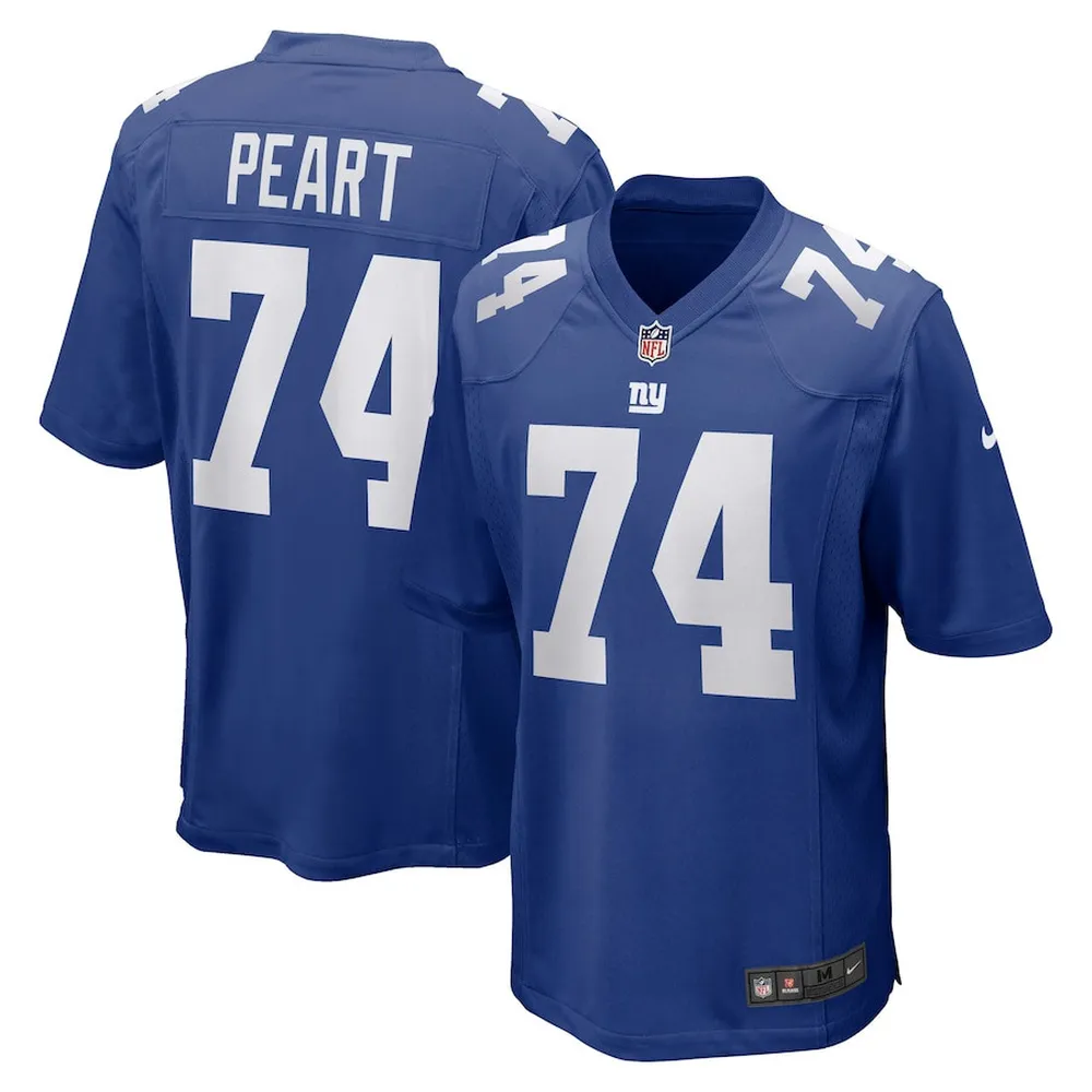 Matt Peart 74 New York Giants Game Jersey – Royal