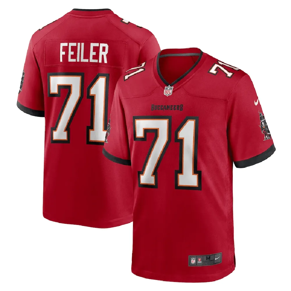 Matt Feiler 71 Tampa Bay Buccaneers Men Game Jersey – Red