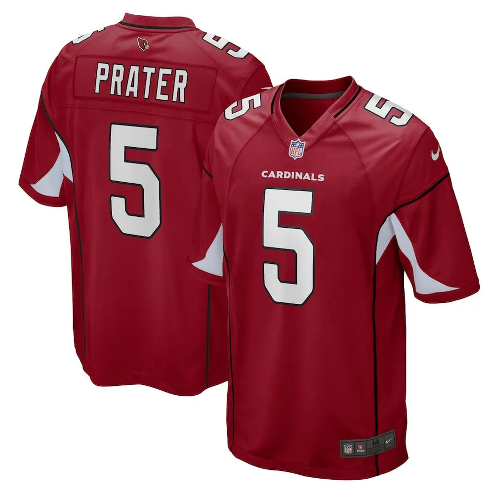 Matt Prater 5 Arizona Cardinals Men Game Jersey – Cardinal