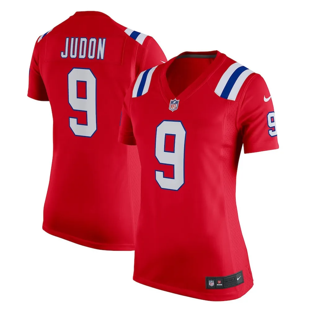 Matthew Judon 9 New England Patriots Women’s Alternate Game Jersey – Red