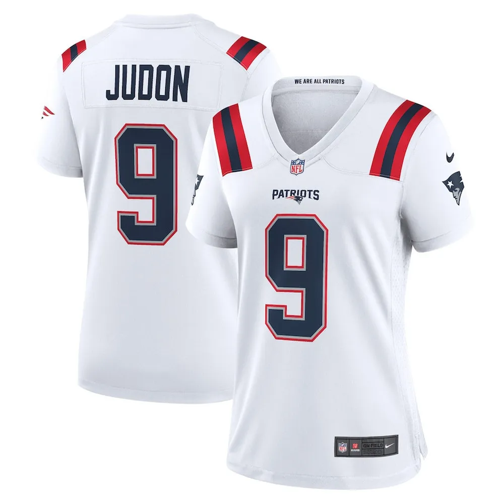 Matthew Judon 9 New England Patriots Women’s Game Jersey – White